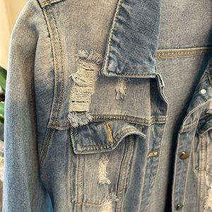 Distressed Denim Jacket